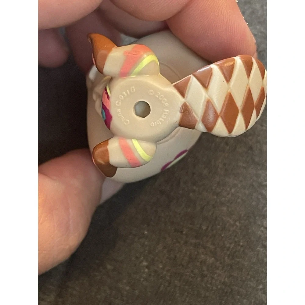 Littlest Pet Shop LPS Beaver #2134 Brown With Tattoo Designs bobblehead 2